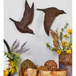 Discount Kirklands Home Flying Birds Wall Sculptures, Set of 3 Brown