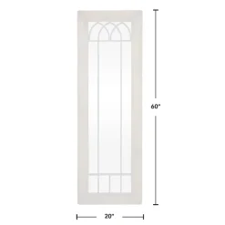 Outlet Kirklands Home Brown Larissa Arched Window Leaning Mirror