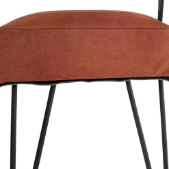 Kirklands Home Leather Tufted Panel Bench Brown