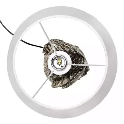 Sale Kirklands Home Brown Owl and Shade Table Lamp White