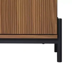 Online Kirklands Home Reeded 3-Drawer Dresser Brown