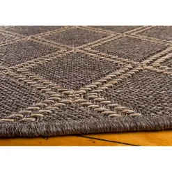 Sale Kirklands Home Santorini Trellis Outdoor Area Rug, 7x9 Brown