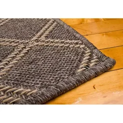 Sale Kirklands Home Santorini Trellis Outdoor Area Rug, 7x9 Brown