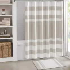 Hot Kirklands Home Stripe Reversible Bath Mat, 30 in. Brown