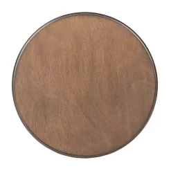 Outlet Kirklands Home Tegan Round Accent Table Brown