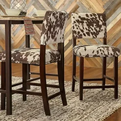 Discount Kirklands Home Udder Madness Counter Stool Brown