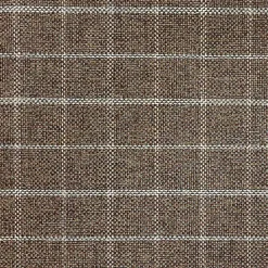 New Kirklands Home Windowpane Upholstered Counter Stool Brown