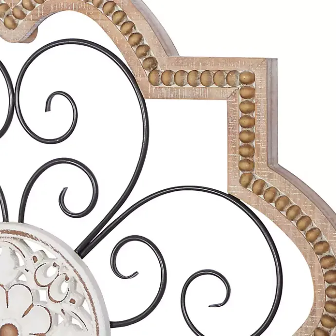 Clearance Kirklands Home Brown Wood and Metal Farmhouse Wall Plaque