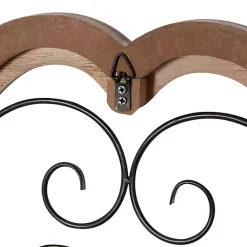 Clearance Kirklands Home Brown Wood and Metal Farmhouse Wall Plaque