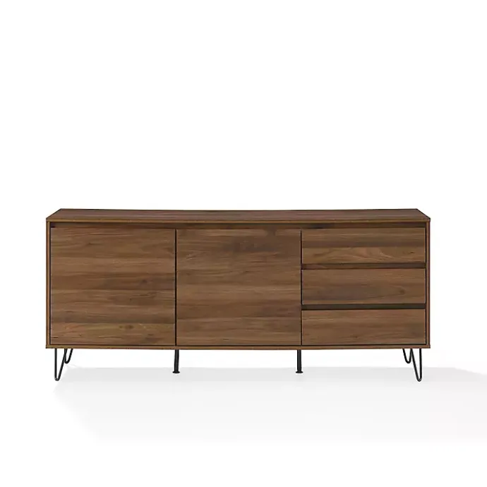 Online Kirklands Home Wood Hairpin Legs Media Cabinet Brown