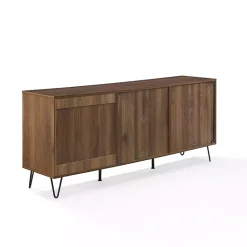 Online Kirklands Home Wood Hairpin Legs Media Cabinet Brown