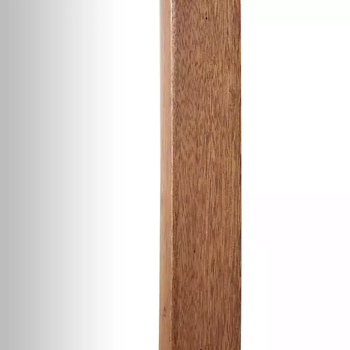 Clearance Kirklands Home Wood Rounded Edges Mirror Brown