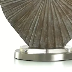 Online Kirklands Home Brushed Brown Shell Table Lamp Gray