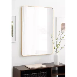 Outlet Kirklands Home Brushed Gold Sada Wall Mirror