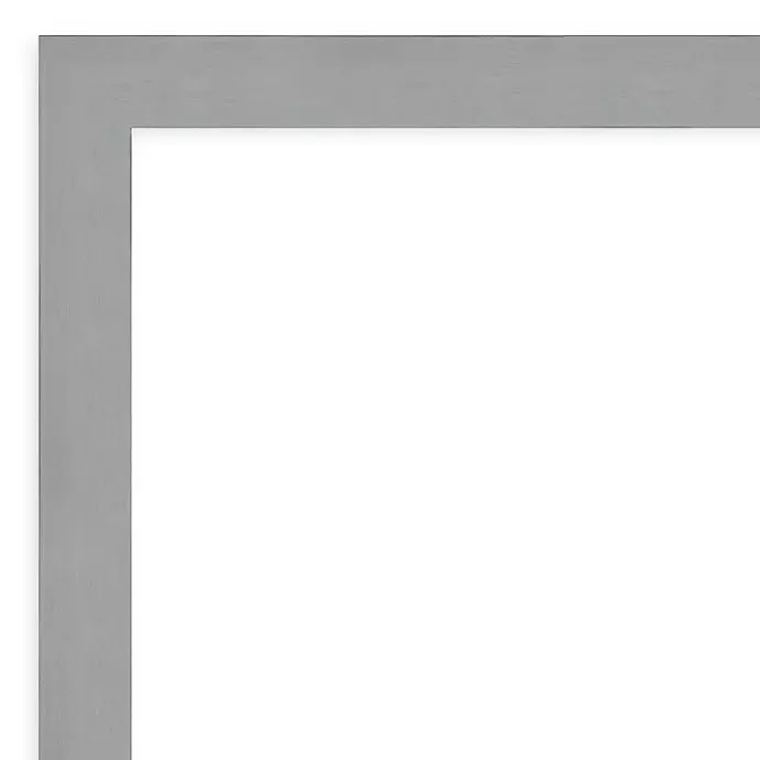 Best Kirklands Home Brushed Metallic Silver Frame Beveled Mirror