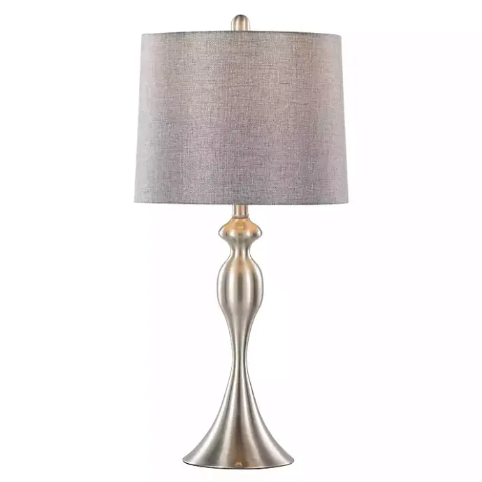 Kirklands Home Brushed Nickel Ashley Table Lamps, Set of 2