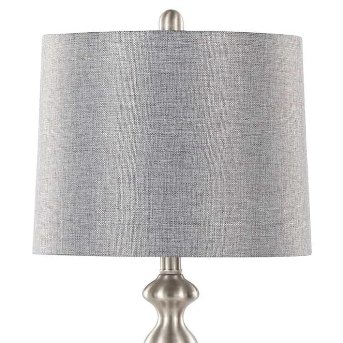 Kirklands Home Brushed Nickel Ashley Table Lamps, Set of 2