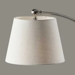 Outlet Kirklands Home Brushed Adjustable Arm Floor Lamp Silver