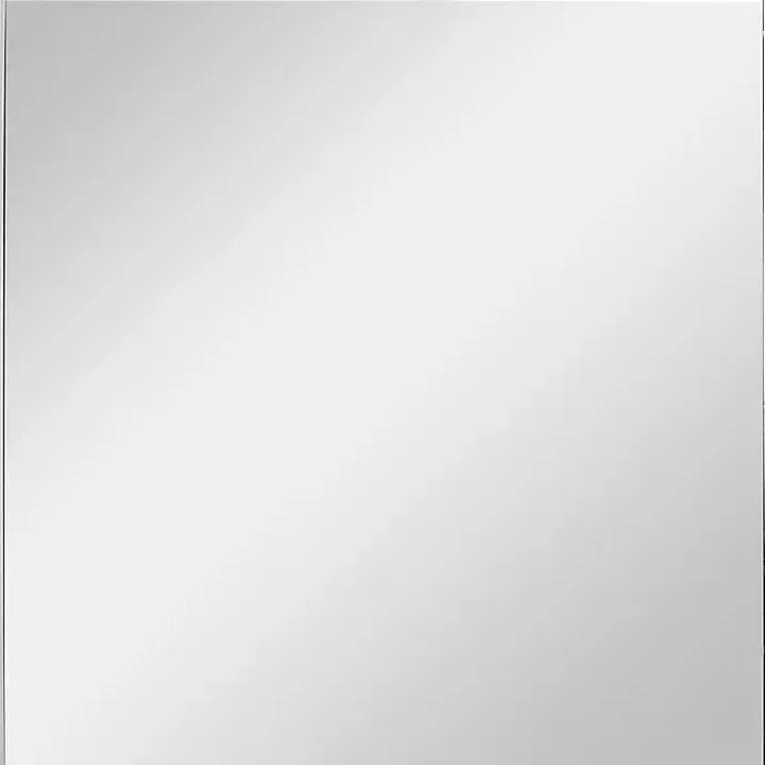 Best Kirklands Home Brushed Metal Square Framed Mirror Silver