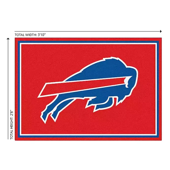 Online Kirklands Home Buffalo Bills Area Rug, 3x4 Red