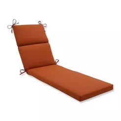Kirklands Home Burnt Outdoor Chaise Cushion Orange