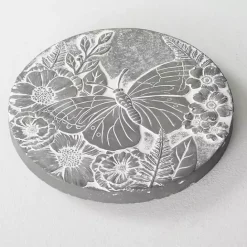 Discount Kirklands Home Butterfly Cement Stepping Stone Gray
