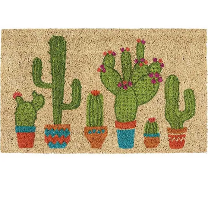 Hot Kirklands Home Cactus Family Coir Doormat