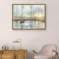 Clearance Kirklands Home Calm Reflection Framed Canvas Art Print