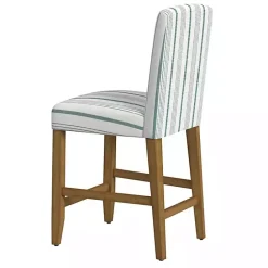Clearance Kirklands Home Calypso Striped Upholstered Counter Stool
