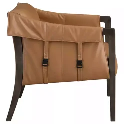Hot Kirklands Home Camel Parkfield Faux Leather Accent Chair Brown