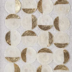 Hot Kirklands Home Capiz Shells Emblem Framed Wall Plaques, Set of 2