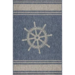 Outlet Kirklands Home Captiva Nautical Helm Outdoor Area Rug, 5x7