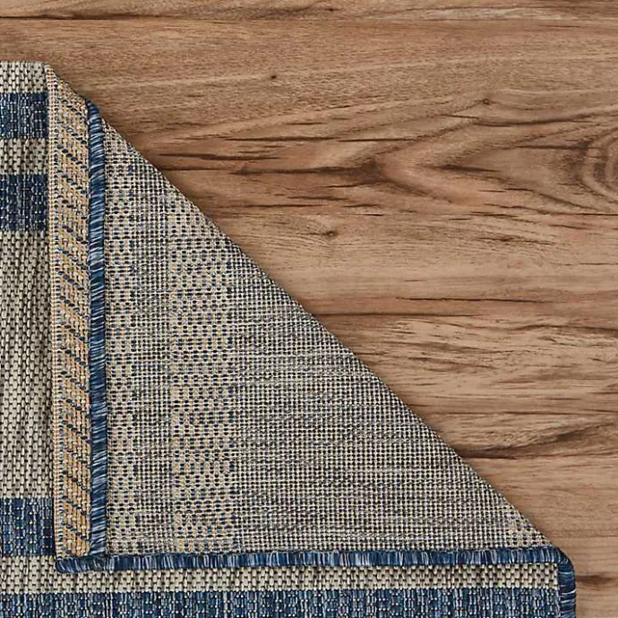 Kirklands Home Captiva Nautical Helm Outdoor Area Rug, 7x9