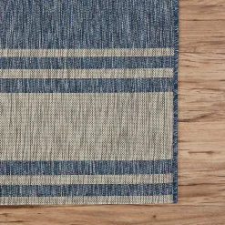 Kirklands Home Captiva Nautical Helm Outdoor Area Rug, 7x9