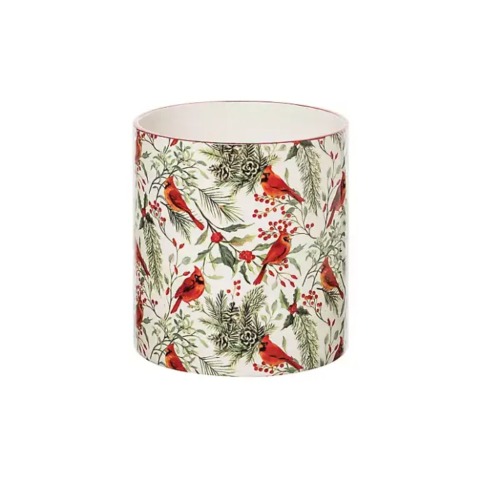 Kirklands Home Cardinal Christmas Utensil Crock
