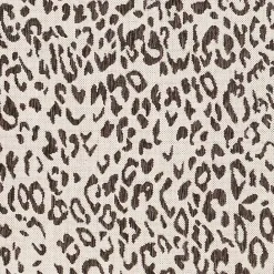 Outlet Kirklands Home Cauli Leopard Print Round Outdoor Rug, 5 ft. Black