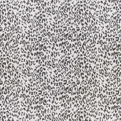 New Kirklands Home Cauli Leopard Print Outdoor Rug, 7x7 Black