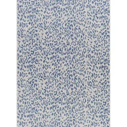 Online Kirklands Home Cauli Leopard Print Outdoor Rug, 5x7 Blue