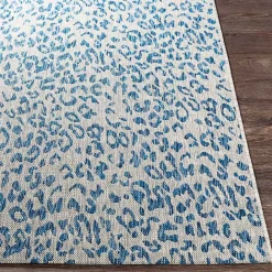 Online Kirklands Home Cauli Leopard Print Outdoor Rug, 5x7 Blue