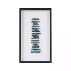 Kirklands Home Cerulean Agate Martha Stewart Shadowbox Plaque