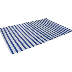 Hot Kirklands Home Cerulean Stripes Outdoor Area Rug, 4x6