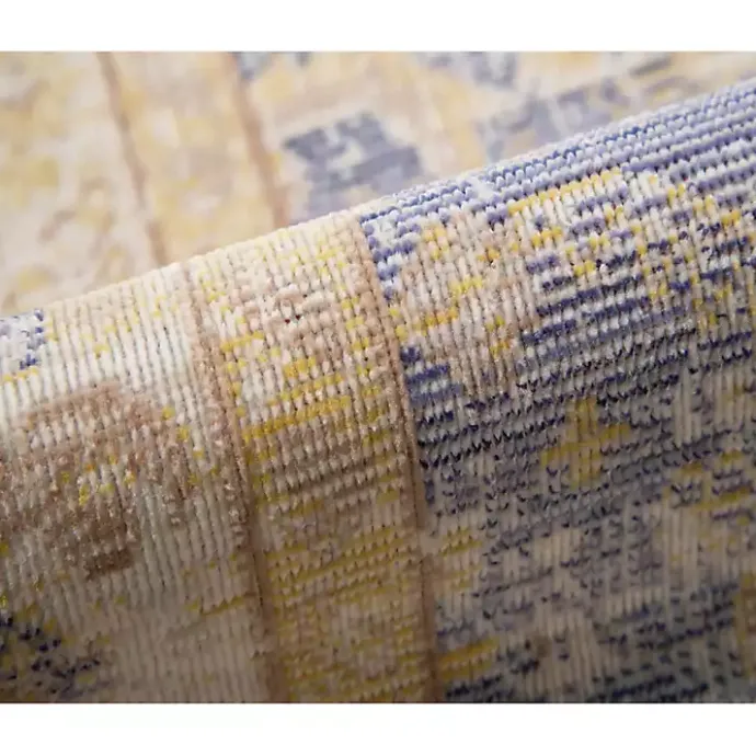 Outlet Kirklands Home Cerulean Vintage Border Accent Rug