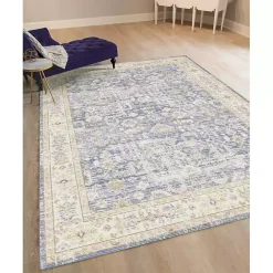 Clearance Kirklands Home Cerulean Vintage Border Area Rug, 5x7 Blue