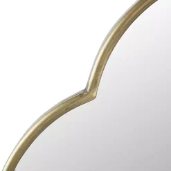 Best Kirklands Home Champagne Gold Long Quatrefoil Mirror