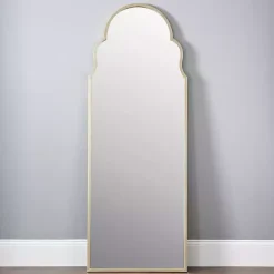 Outlet Kirklands Home Champagne Maria Arch Full Length Mirror Gold