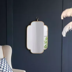 Discount Kirklands Home Champagne Notched Corners Mirror