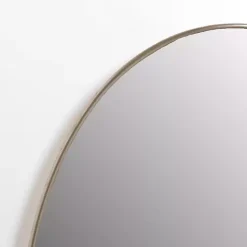 Kirklands Home Champagne Nouveau Oval Wall Mirror