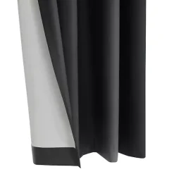 Outlet Kirklands Home Charcoal Alpine Blackout Curtain Panel, 63 in. Gray