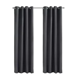 Hot Kirklands Home Charcoal Alpine Blackout Curtain Panel, 84 in. Gray
