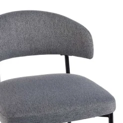 Online Kirklands Home Charcoal and Black Curved Counter Stools, Set of 2 Gray